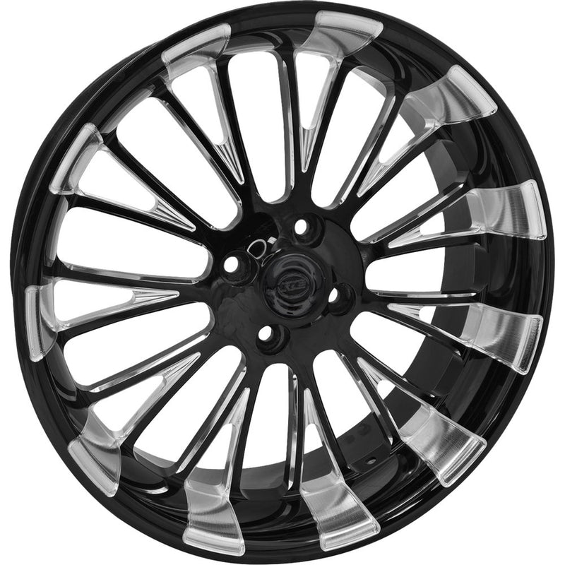RC COMPONENTS Wheel - Dynasty - Rear - Black Eclipse - 18x7 - Trike 0318700-117E-TR