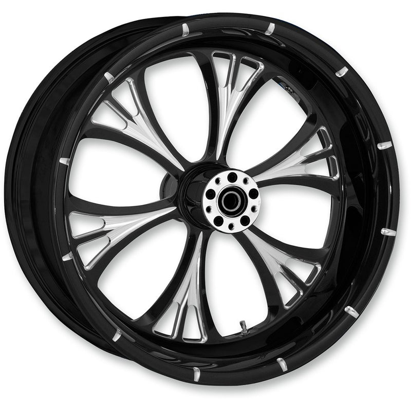 RC COMPONENTS Wheel - Majestic Eclipse - Rear - Single Disc/with ABS - Black Eclipse - 18x5.5 - '09-'23 FLH 185509210A102E