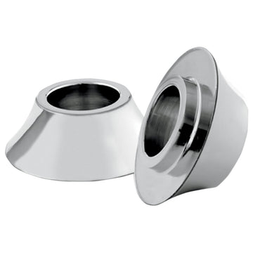 RC COMPONENTS Spacers - Front/Axle - Tapered - Chrome - Pair - '08-'23 Touring/Trike HD-SPCR-2C