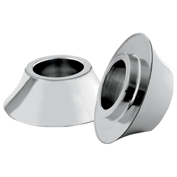 RC COMPONENTS Spacers - Front/Axle - Tapered - Chrome - Pair - '08-'23 Touring/Trike HD-SPCR-2C