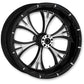 RC COMPONENTS Wheel - Majestic Eclipse - Rear - Single Disc/without ABS - Black Eclipse - 18x5.5 - '09-'23 FLH 18550-9210-102E