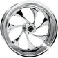 RC COMPONENTS Wheel - Drifter - Rear - Single Disc/without ABS - Chrome - 16x3.5 - '02-'07 FLT 16350-9974-101C