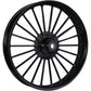 RC COMPONENTS Wheel - Illusion - Front - Dual Disc/with ABS - Black - 21x3.5 0321350-126B1