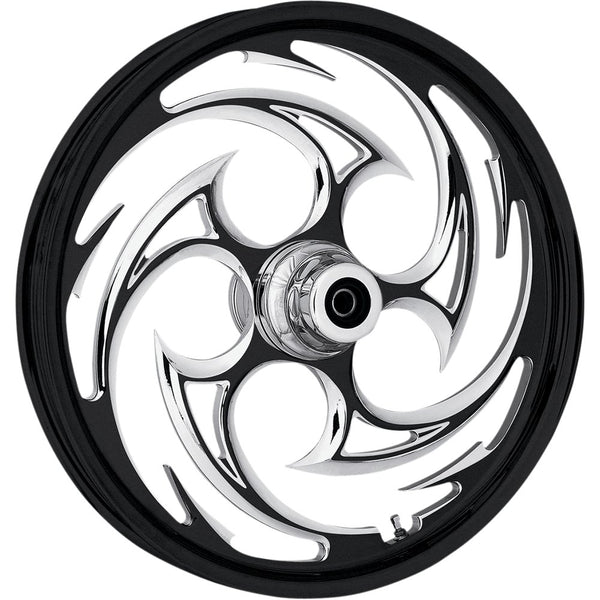 RC COMPONENTS Wheel - Savage Eclipse - Front - Dual Disc/with ABS - Black Eclipse - 23x3.75 - '08-'23 FLT 23375-9031A-85E