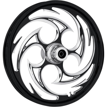 RC COMPONENTS Wheel - Savage Eclipse - Front - Dual Disc/without ABS - Black Eclipse - 23x3.75 - '08-'23 FLT 23375-9031-85E