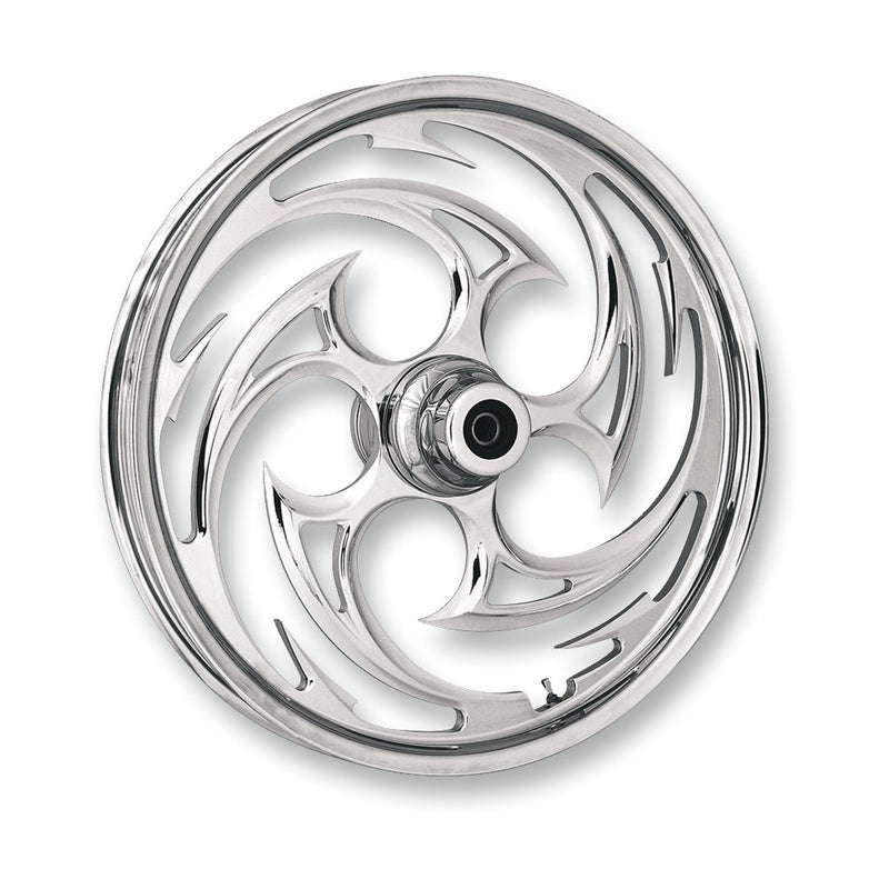 RC COMPONENTS Wheel - Savage - Front - Single Disc/with ABS - Chrome - 23x3.75 - '08-'23 FLT 23375-9032A-85C