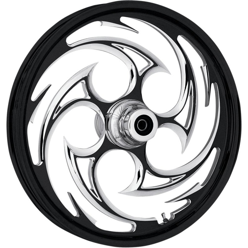 RC COMPONENTS Wheel - Savage Eclipse - Front - Single Disc/with ABS - Black Eclipse - 21x2.15 - '07-'10 FXST 21215-9927-85E