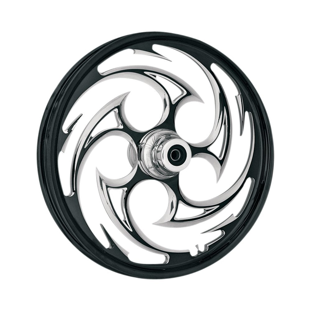 RC COMPONENTS Wheel - Savage Eclipse - Front - Dual Disc/without ABS - Black Eclipse - 16x3.5 - '00-'07 FLT 16350-9917-85E