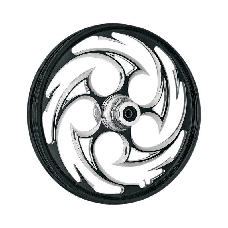 RC COMPONENTS Wheel - Savage Eclipse - Front - Dual Disc/without ABS - Black Eclipse - 16x3.5 - '00-'07 FLT 16350-9917-85E