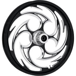 RC COMPONENTS Wheel - Savage Eclipse - Front - Dual Disc/without ABS - Black Eclipse - 16x3.5 - '00-'07 FLT 16350-9917-85E