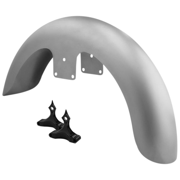 RC COMPONENTS Front Fender Kit with Black Adapters - For 26" Wheel - 6" W FNDRKT14-26B