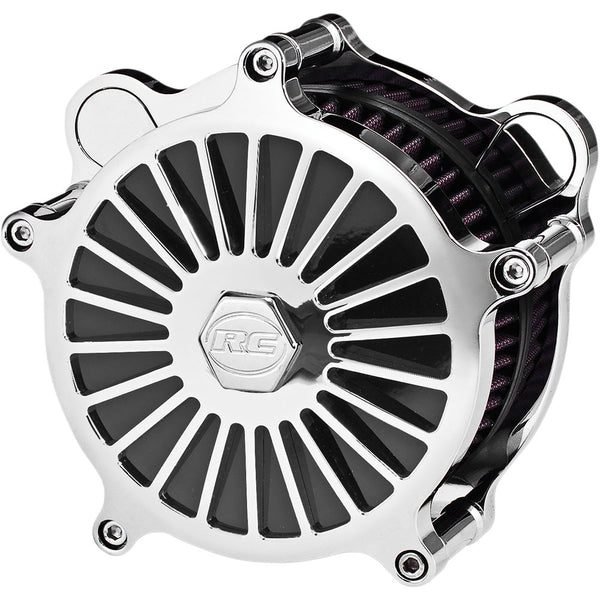 RC COMPONENTS Airstrike Air Cleaner - Chrome AC01C-126C