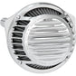 ROUGH CRAFTS Round Air Cleaner - Chrome RC-600-014