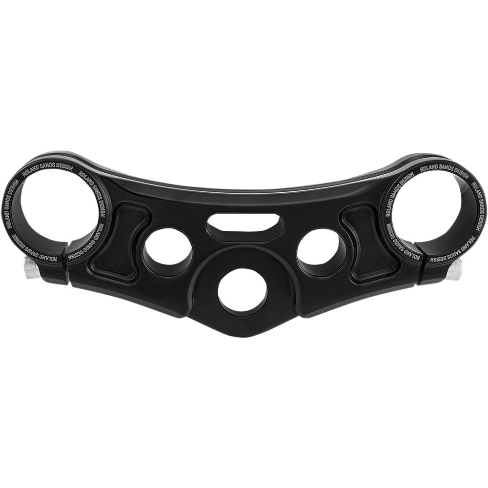 RSD Top Triple Clamp - Gloss Black - With Riser Holes 0208-2108-B ...