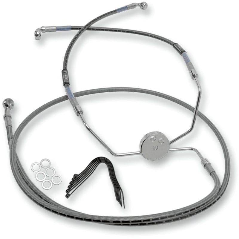 RUSSELL Brake Line - Front - Stainless Steel R08753DS