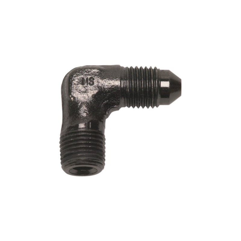 RUSSELL #3 Male Fitting - 1/8" NPT - 90? - Black R42793B