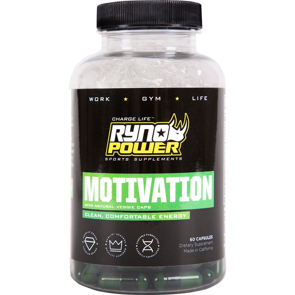 RYNO POWER Motivation Capsules - 60 ct. Bottle MOT882