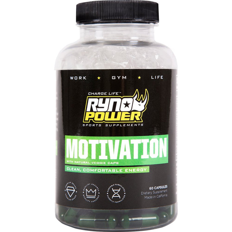 RYNO POWER Motivation Capsules - 60 ct. Bottle MOT882