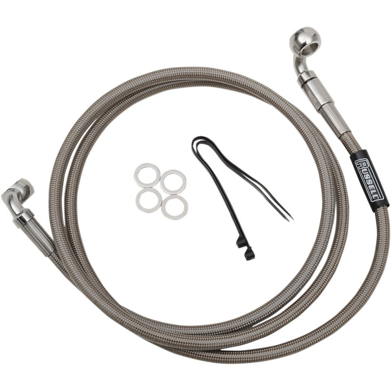 RUSSELL Brake Hose - 54" - 90? 3/8" R08985