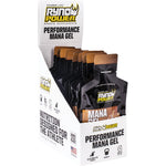 RYNO POWER Mana Performance Gels - 12 Pack with Display Caddy - Salted Caramel GEL-CADDY12-CAR