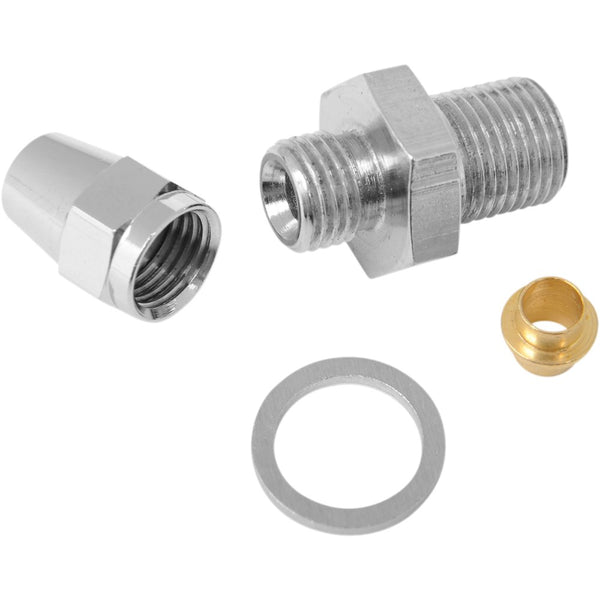 RUSSELL Brake Fitting - 7/16-24 - Straight R4343C