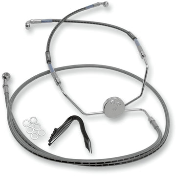 RUSSELL Brake Line - Front - Stainless Steel R08728DS