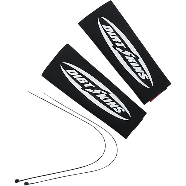 SCHAMPA & DIRT SKINS Fork Covers - 2 mm Neoprene - Black/White - 7.5
