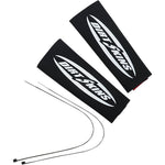 SCHAMPA & DIRT SKINS Fork Covers - 2 mm Neoprene - Black/White - 7.5" Standard DSFRKSEAL11-1