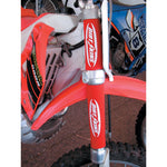 SCHAMPA & DIRT SKINS Fork Covers - 2 mm Neoprene - Black/White - Standard DSFRKSKN01-1