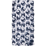 SCHAMPA & DIRT SKINS Skulls Neck Tube - White TUBE-84