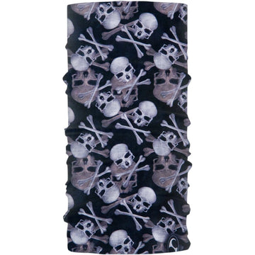 SCHAMPA & DIRT SKINS Skulls/Crossbones Neck Tube TUBE-70