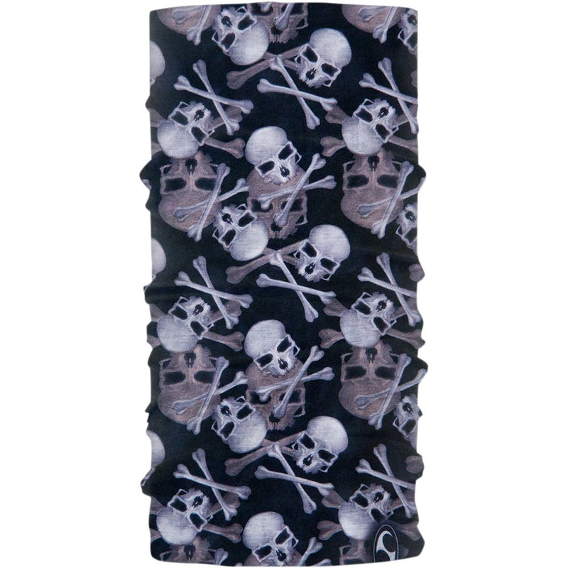 SCHAMPA & DIRT SKINS Skulls/Crossbones Neck Tube TUBE-70