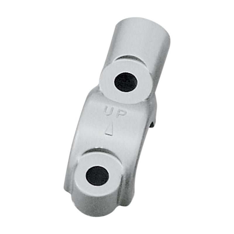 SHINDY Master Cylinder Replacement Half Bar Clamp - Silver 17-65C