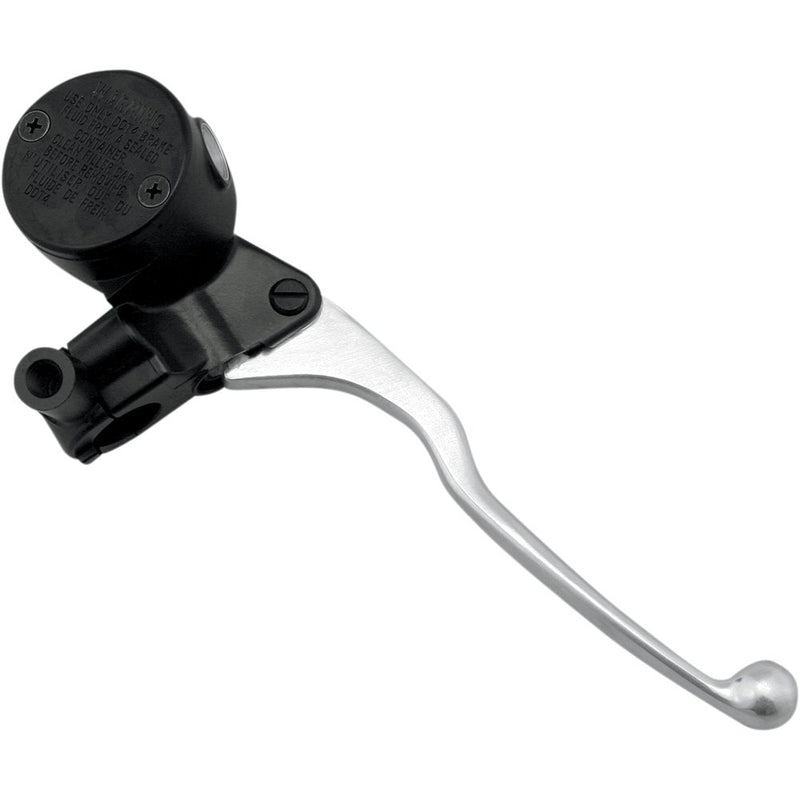 SHINDY Retro Round Master Cylinder Kit - 5/8" - Black/Silver 17-654A