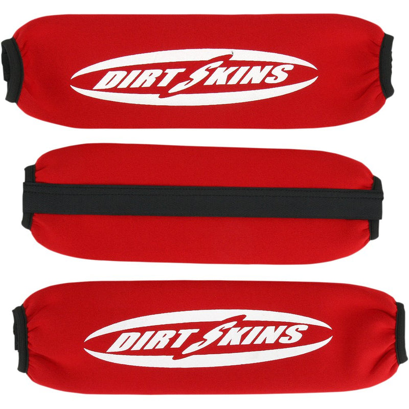 SCHAMPA & DIRT SKINS Shock Covers - Front/Rear - Red DS20-3