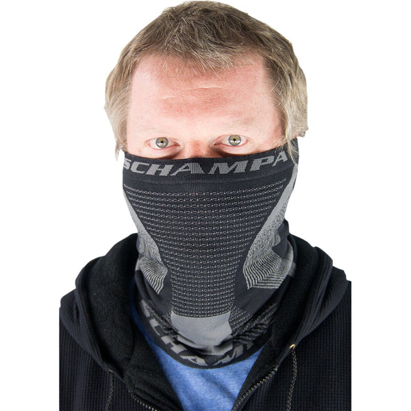 SCHAMPA & DIRT SKINS Pro Series Neckgaiter - Black PRO-NG101