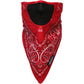 SCHAMPA & DIRT SKINS Facefit Facemask - Red Paisley FMV-225