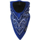 SCHAMPA & DIRT SKINS Facefit Facemask - Blue Paisley FMV-195