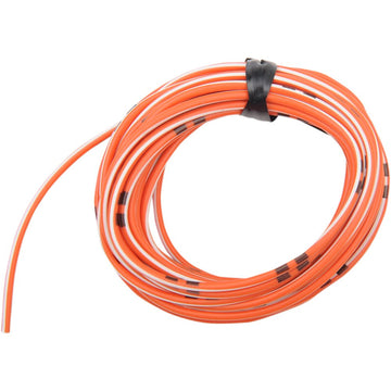 SHINDY 13' Wire Spool - 14 A/12 V - Orange/White 16-689