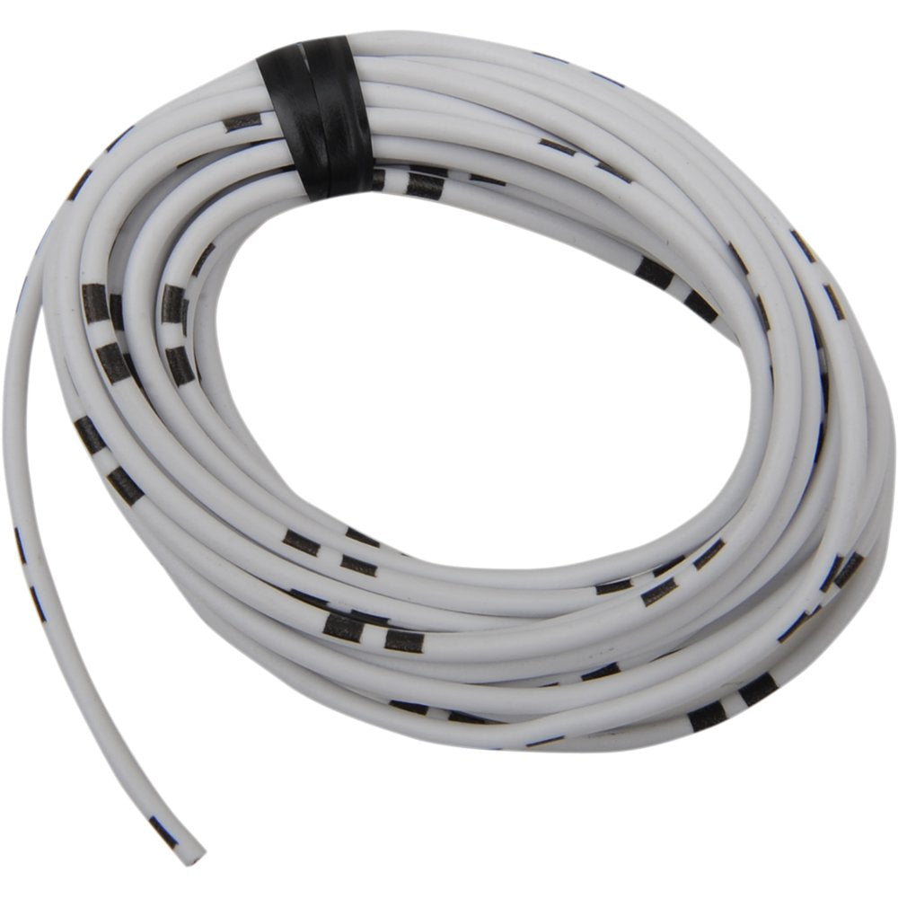 SHINDY 13' Wire Spool - 14 A/12 V - White 16-677