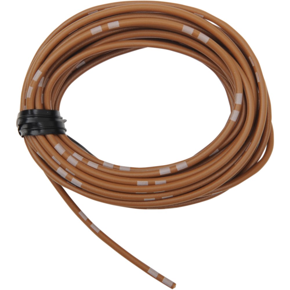 SHINDY 13' Wire Spool - 14 A/12 V - Brown 16-680