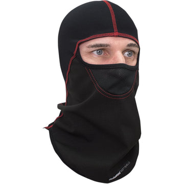SCHAMPA & DIRT SKINS Coolskin Chill Breaker Balaclava - Deluxe - Red BLCLV015D-10
