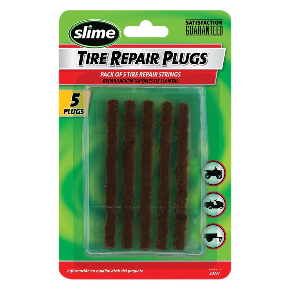 SLIME Repair Plugs - Tire - Brown - 5 Pack 20233