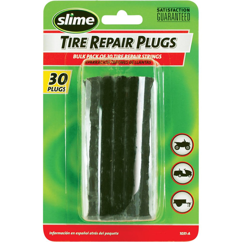 SLIME Repair Plugs - Tire - Black - 30 Pack 1031-A