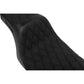 SLYFOX High Noon Seat - Double Diamond - Black Logo - Black Stitch - FLH/FLT '08-'23 4710C-SlyFox
