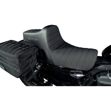 SLYFOX High Noon Seat - Vinyl - Classic Stitch - Black Logo - Black Stitch - XL '04-'22 4709A-SlyFox