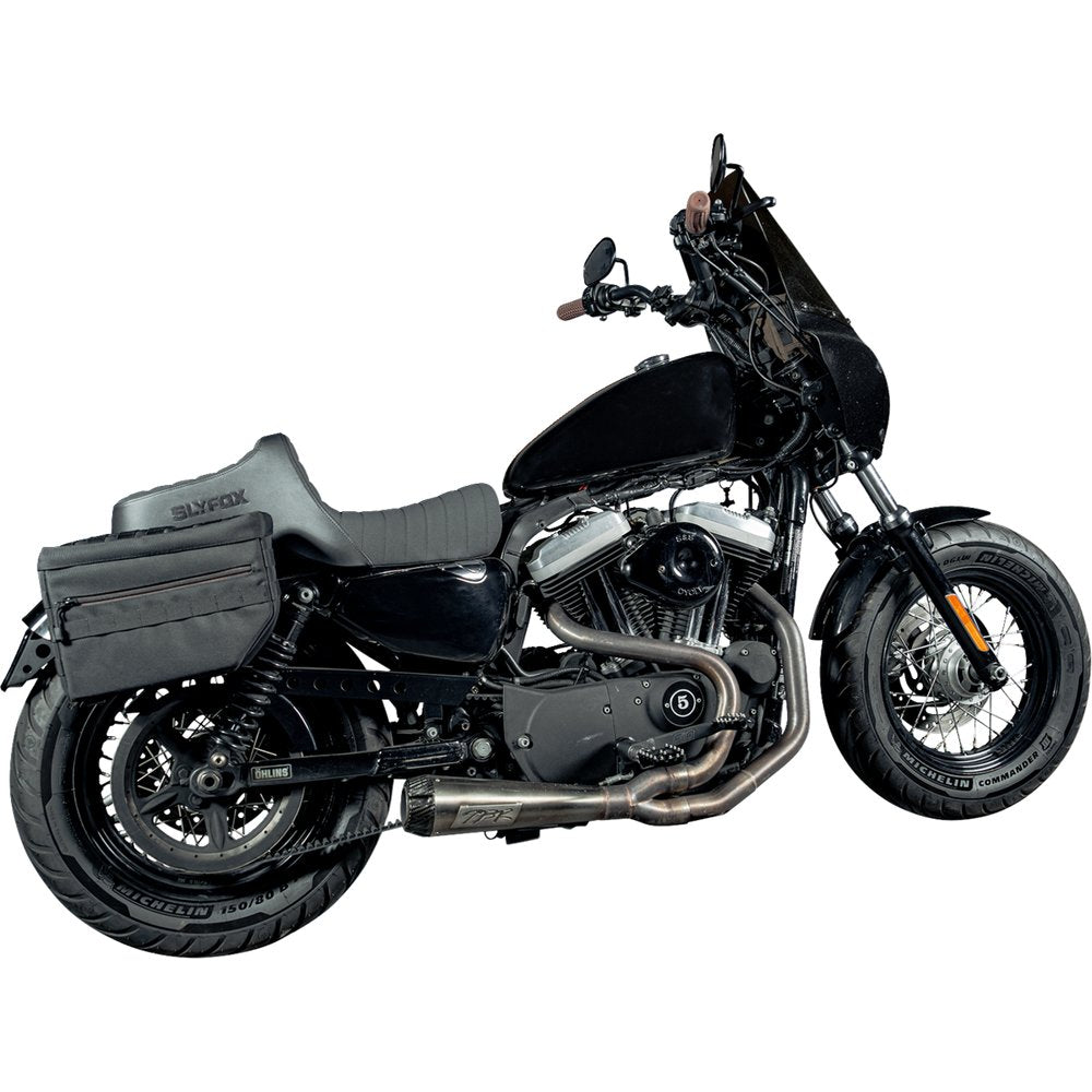 SLYFOX High Noon Seat - Vinyl - Classic Stitch - Black Logo - Black Stitch - XL '04-'22 4709A-SlyFox