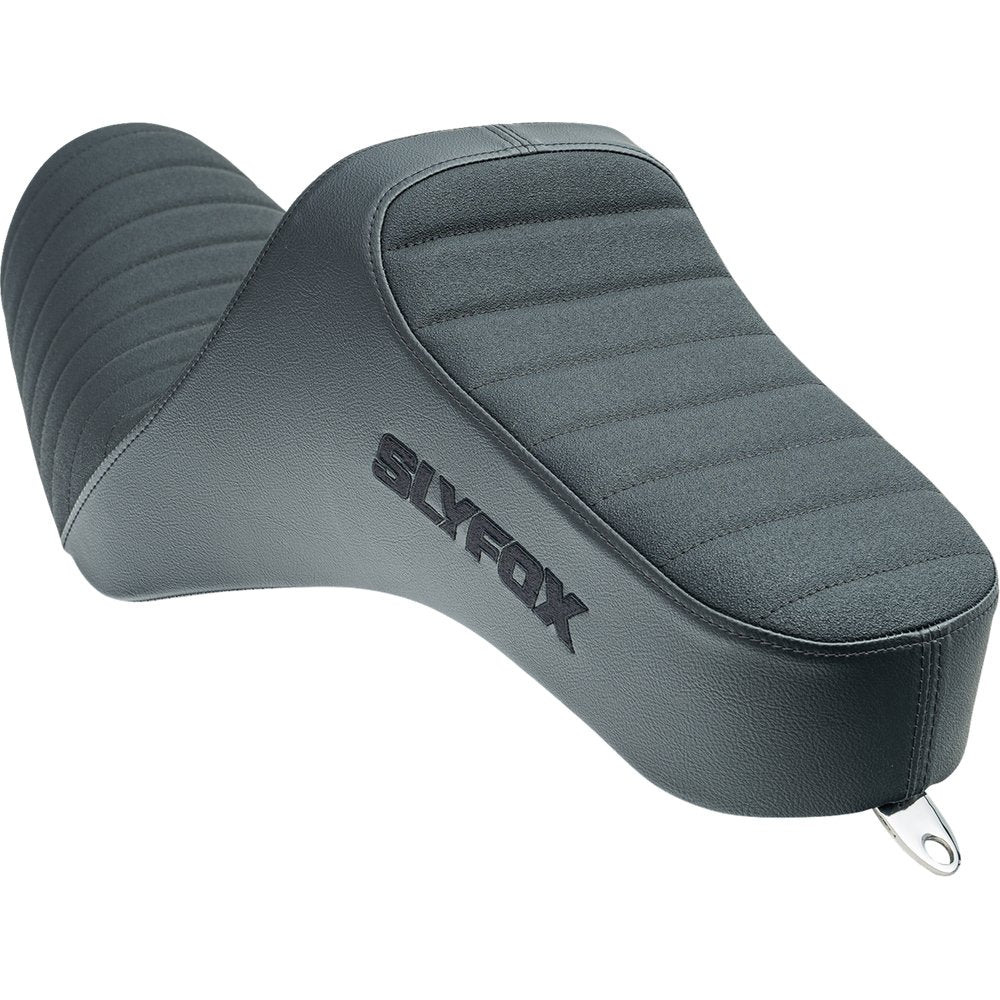 SLYFOX High Noon Seat - Vinyl - Classic Stitch - Black Logo - Black Stitch - XL '04-'22 4709A-SlyFox