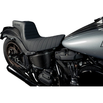 SLYFOX High Noon Seat - Vinyl - Classic Stitch - Black Logo - FL/FX '18-'24 4701A-slyfox