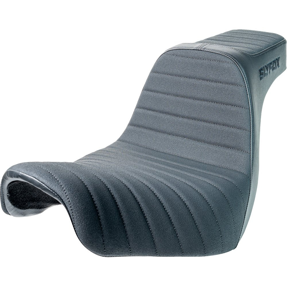 SLYFOX High Noon Seat - Vinyl - Classic Stitch - Black Logo - FL/FX '18-'24 4701A-slyfox